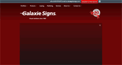 Desktop Screenshot of galaxiesigns.com